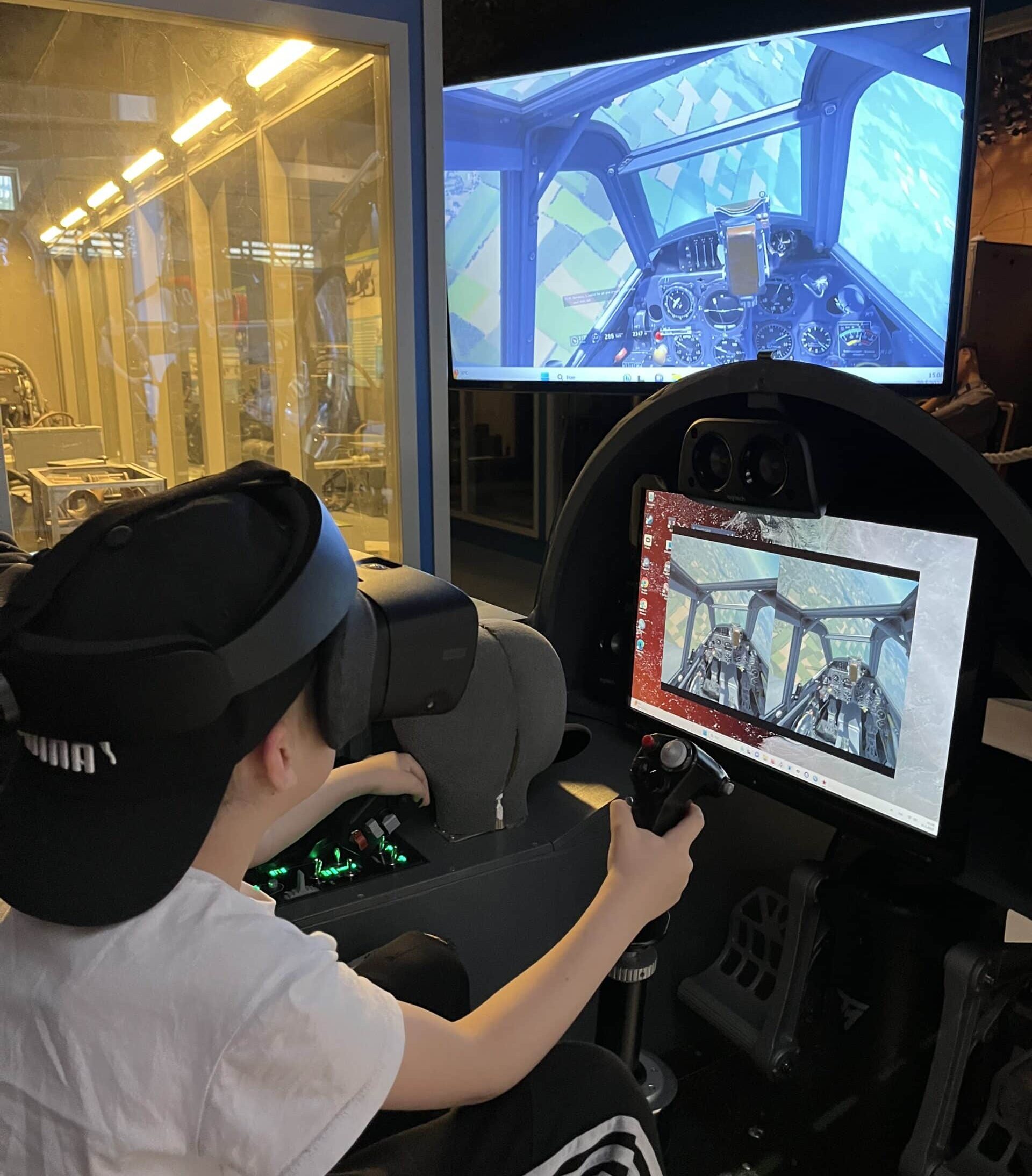 A Child in VR-simulator